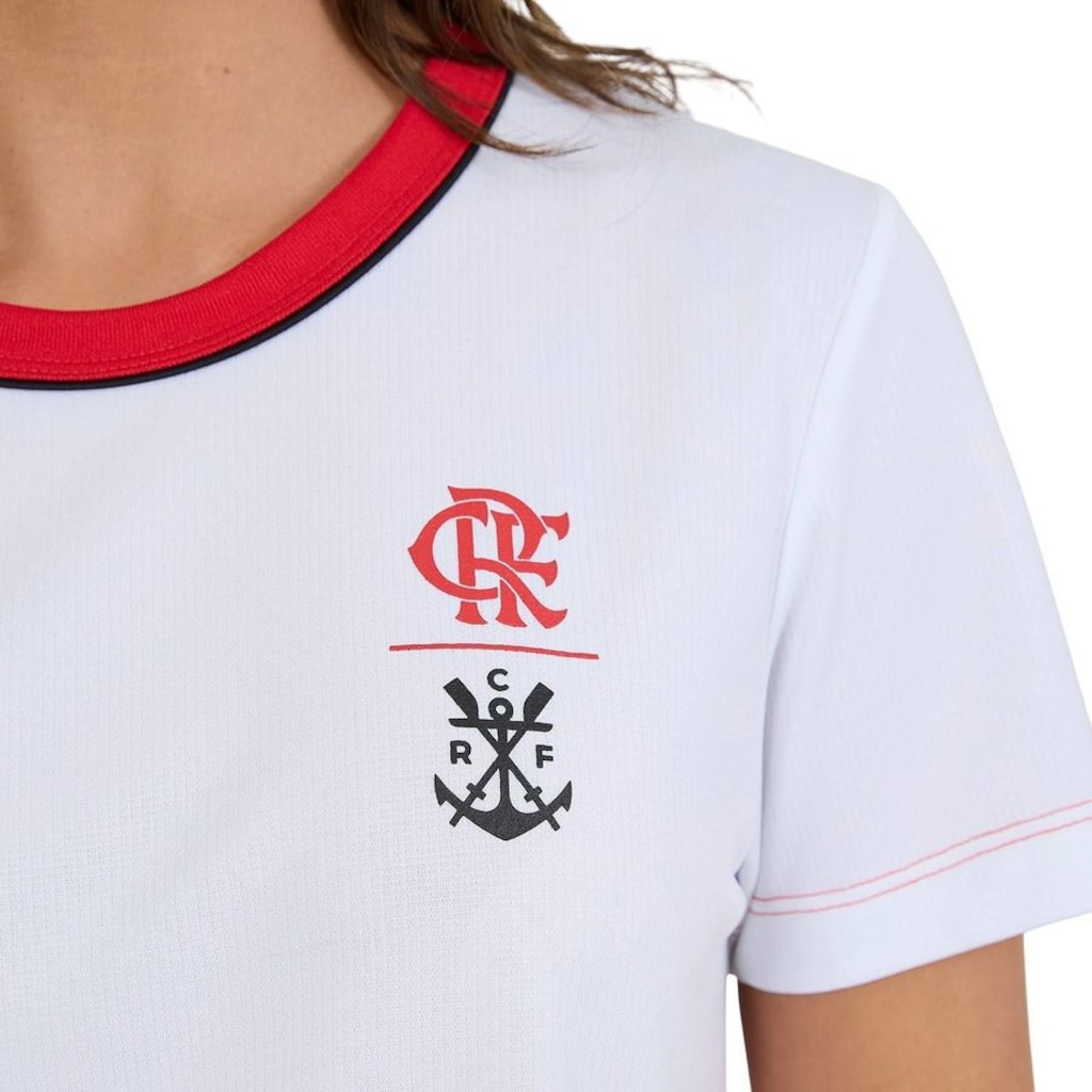 Imagem 3 do produto Camiseta Do Flamengo Braziline Chocar Feminina