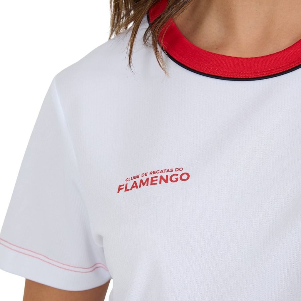 Imagem 4 do produto Camiseta Do Flamengo Braziline Chocar Feminina