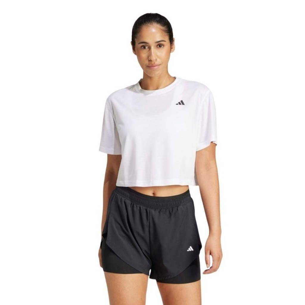 Imagem 1 do produto Camiseta Cropped Boxy Essentials adidas Feminina