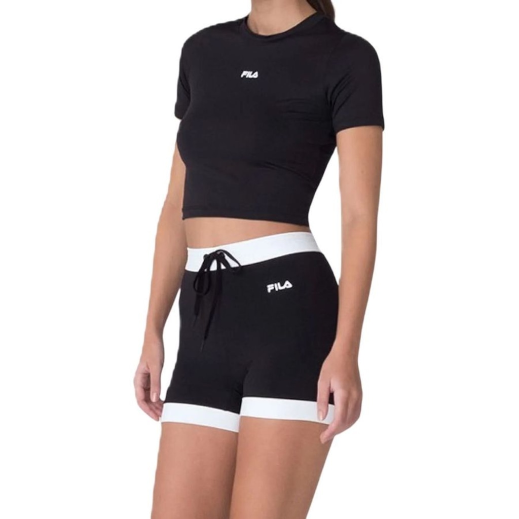 Imagem 3 do produto Camiseta Fila Cropped Essential Feminina