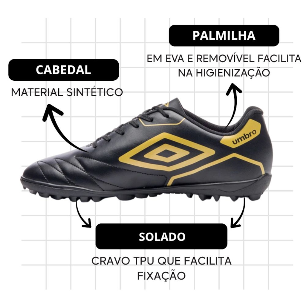 Imagem 3 do produto Chuteira Society Infantil Umbro Manchester Jr