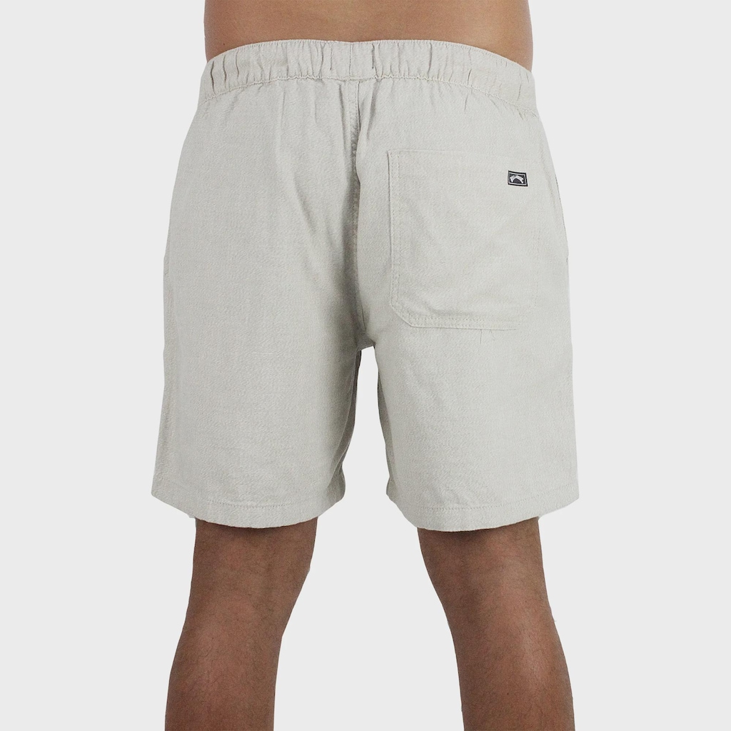 Imagem 3 do produto Bermuda Billabong Larry Layback Linen Khaki - Masculina
