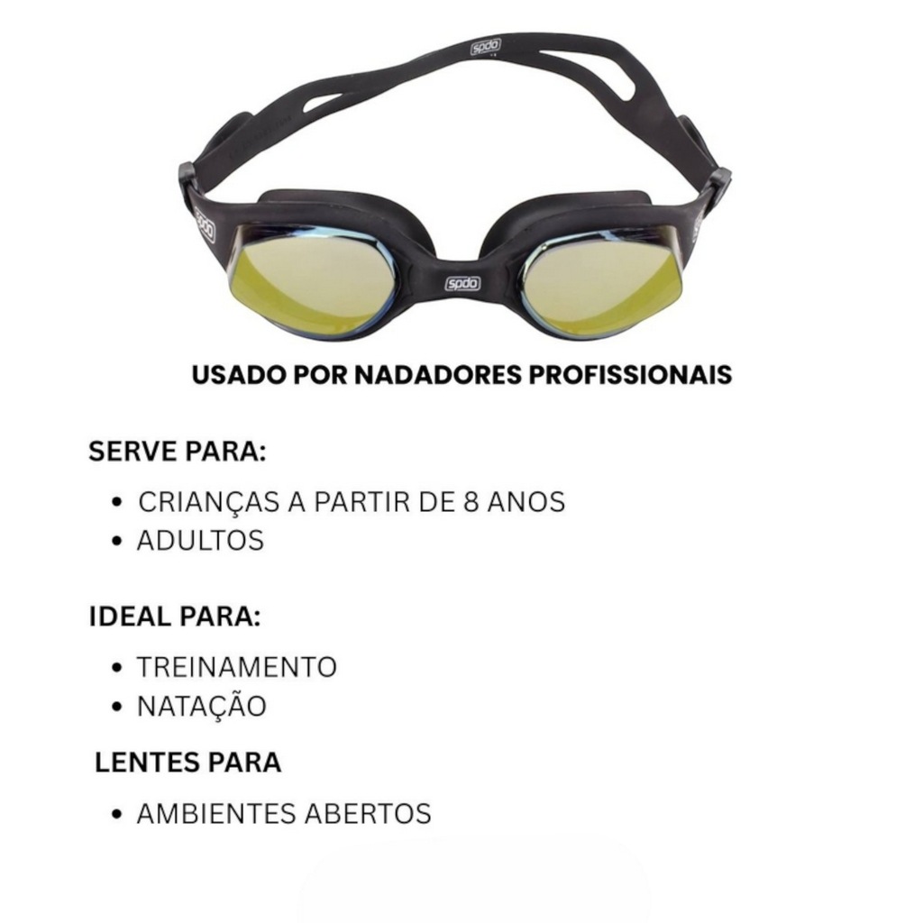 Imagem 5 do produto Óculos De Natação Espelhado Com UV Speedo Tempest Mirror