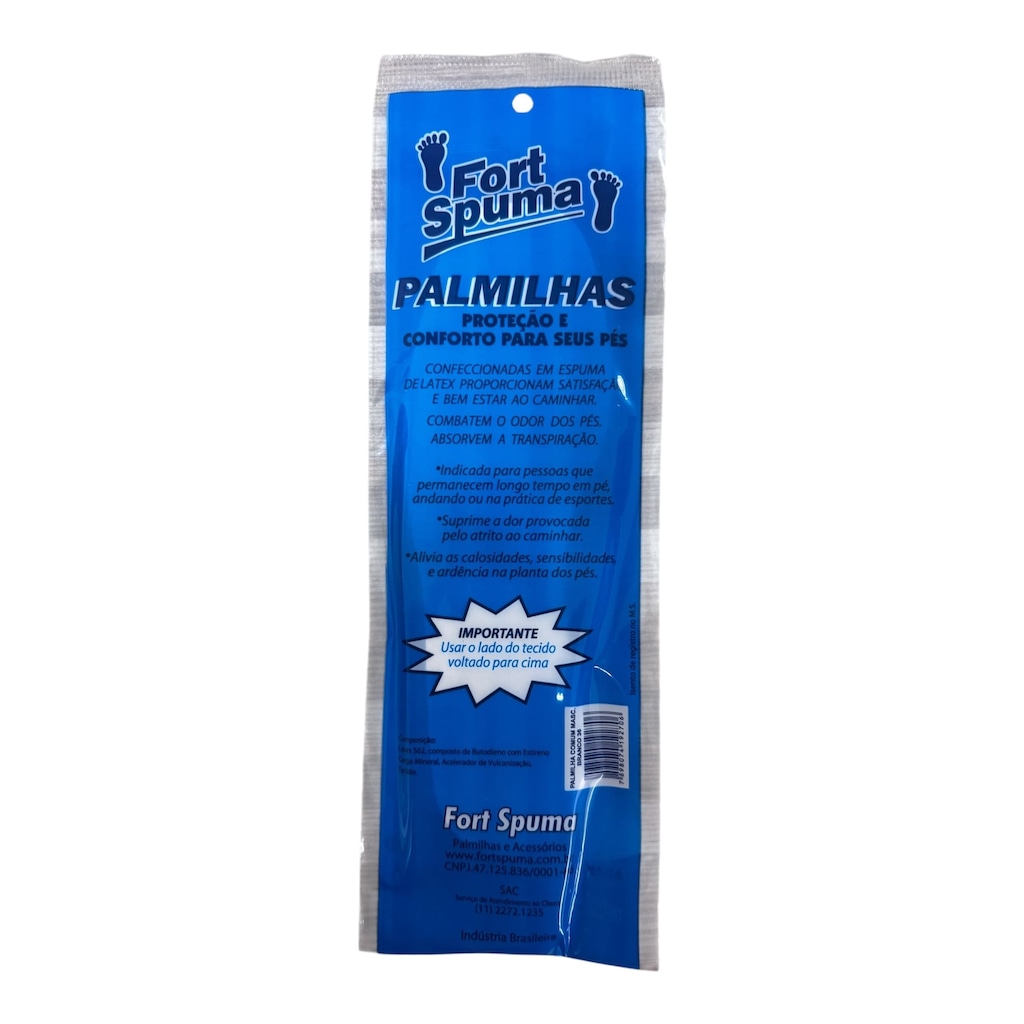 Imagem 4 do produto Fort Spuma Palmilha EVA 1/2 Ponto Lavavel