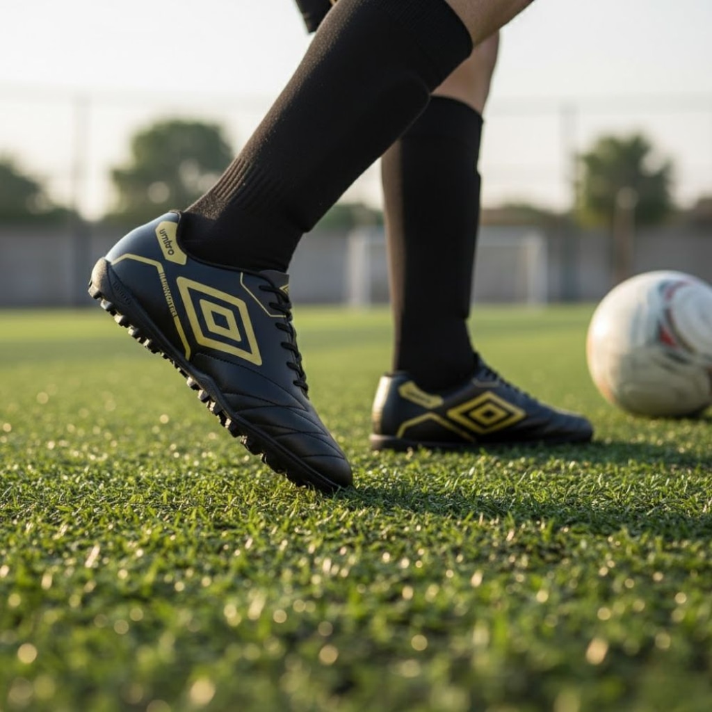 Imagem 3 do produto Kit Chuteira Society Adulto Umbro Manchester e Meião