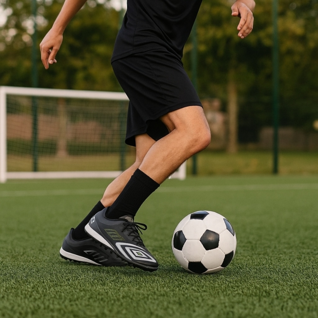 Imagem 2 do produto Kit Chuteira Society Umbro Velocita Premier + Meião - Adulto