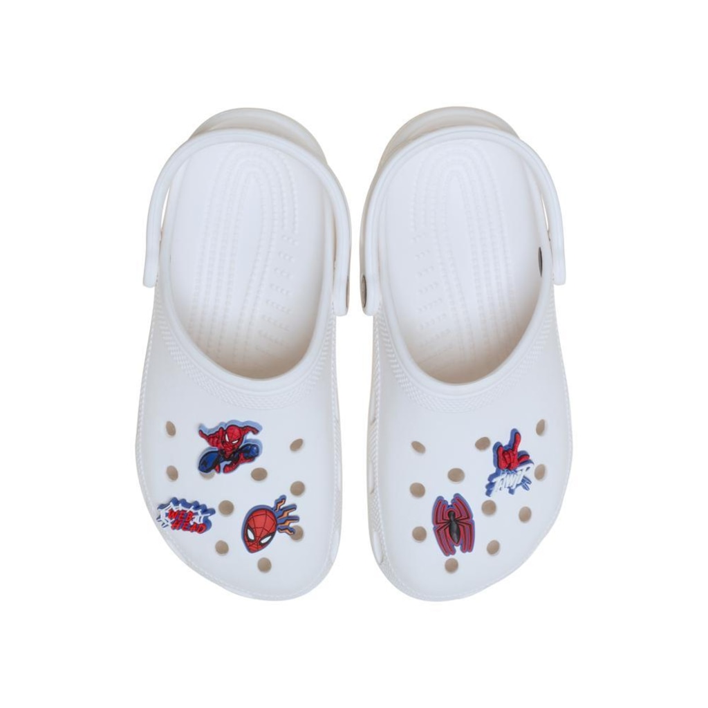 Imagem 2 do produto Kit Jibbitz Crocs Homem-Aranha Pack com 5 Peças