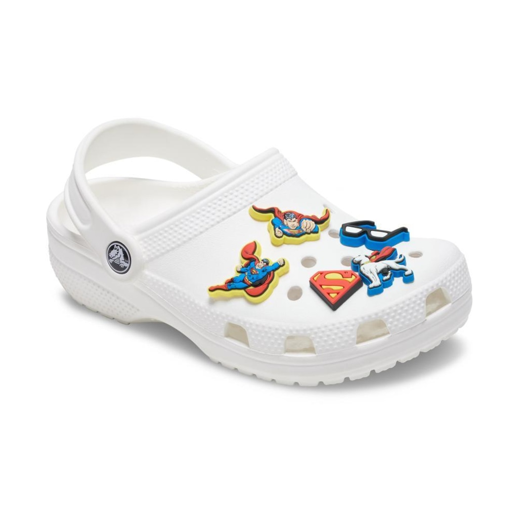 Imagem 2 do produto Kit Jibbitz Crocs Superman Pack com 5 Peças