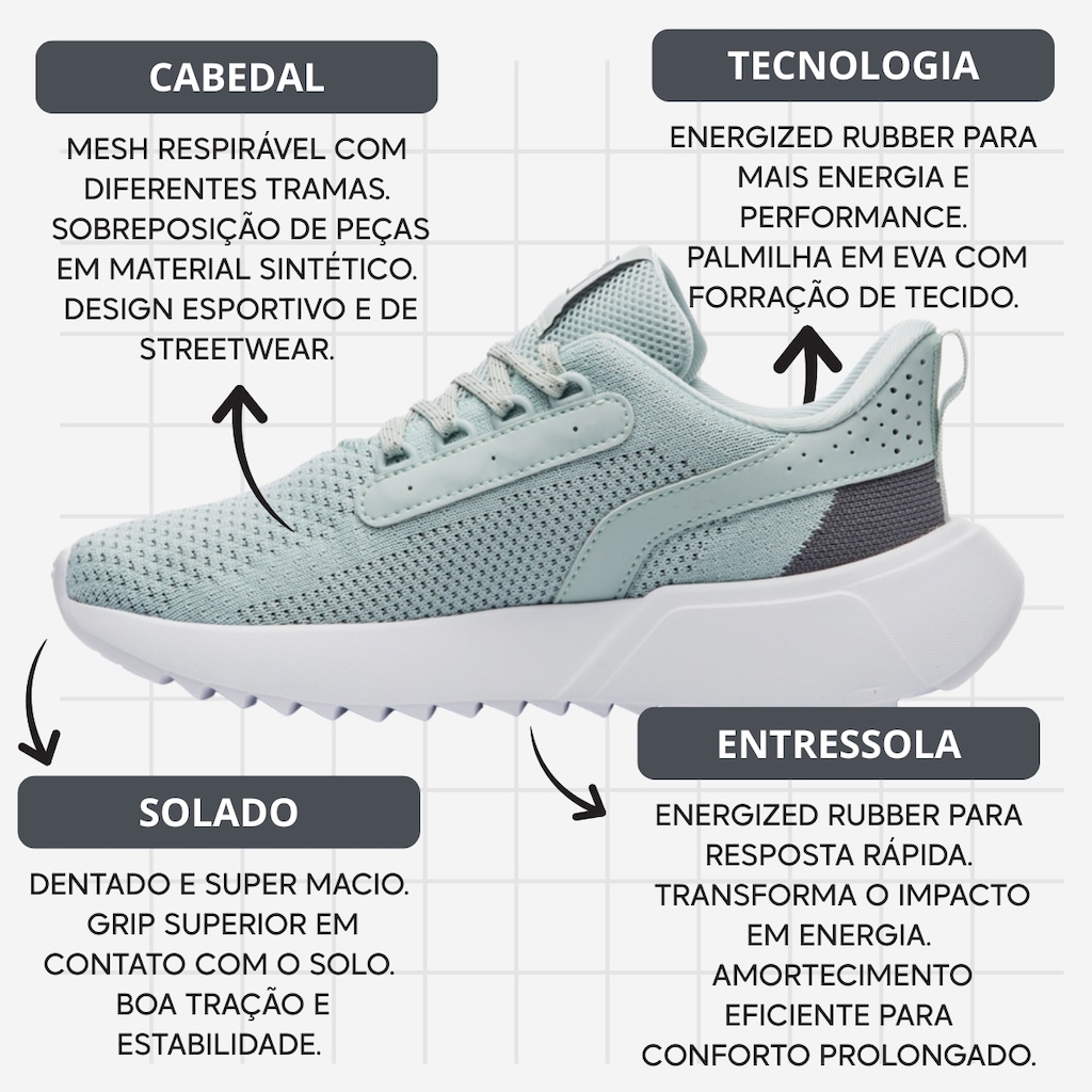 Imagem 4 do produto Kit Tênis Feminino Fila Freestyle Ii + Meia
