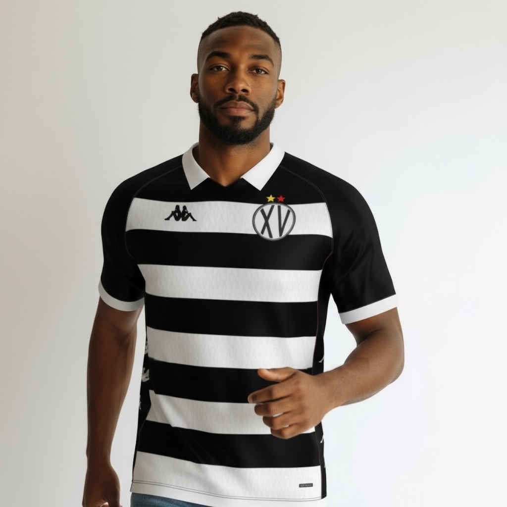 Imagem 2 do produto Camisa XV de Piracicaba Kappa 2026 Uniforme I Jogador - Masculino