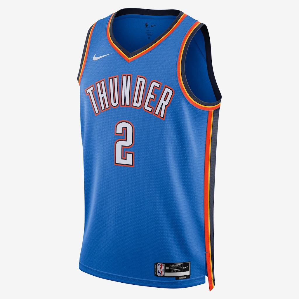 Imagem 3 do produto Regata Nike Oklahoma City Thunder 2022/23 Icon Edition Masculina