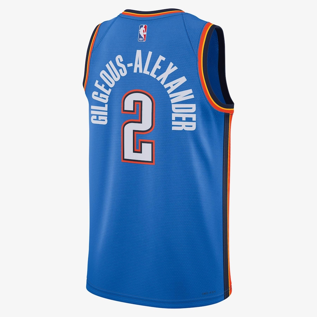 Imagem 4 do produto Regata Nike Oklahoma City Thunder 2022/23 Icon Edition Masculina