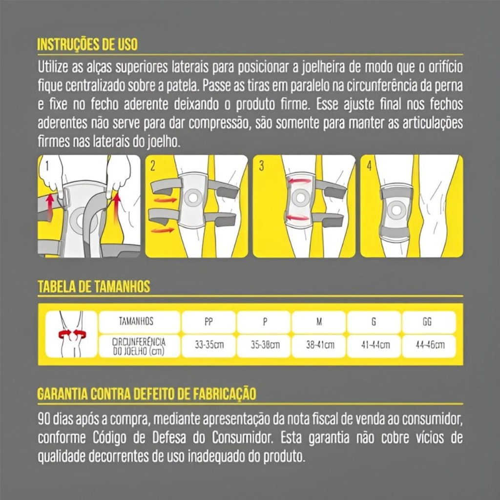 Imagem 4 do produto Joelheira Kestal Articulada - Adulto