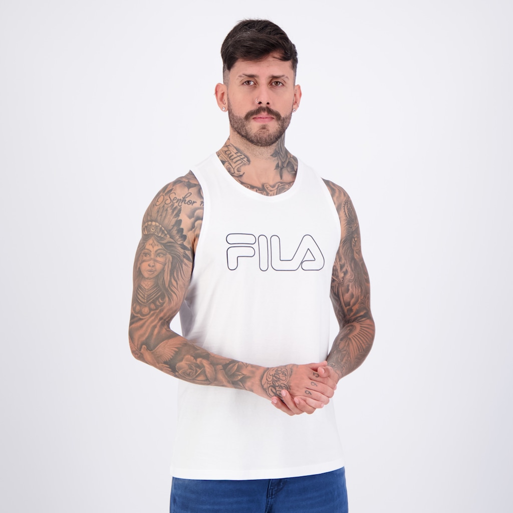 Imagem 2 do produto Regata Fila Letter Outline Masculina