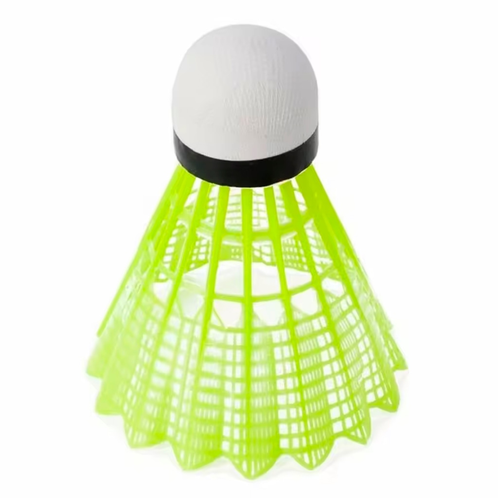 Imagem 5 do produto Kit Peteca de Badminton Gold Sports Nylon Amarelo 12 unidades