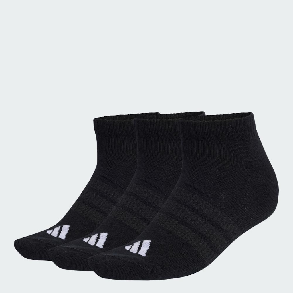 Imagem 2 do produto Meia Cano Baixo com Amortecimento adidas Essentials Unissex - 3 Pares