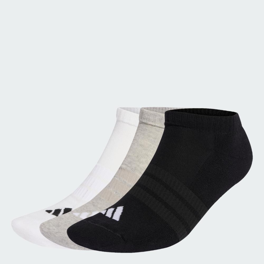 Imagem 2 do produto Meia Cano Baixo com Amortecimento adidas Essentials Unissex - 3 Pares