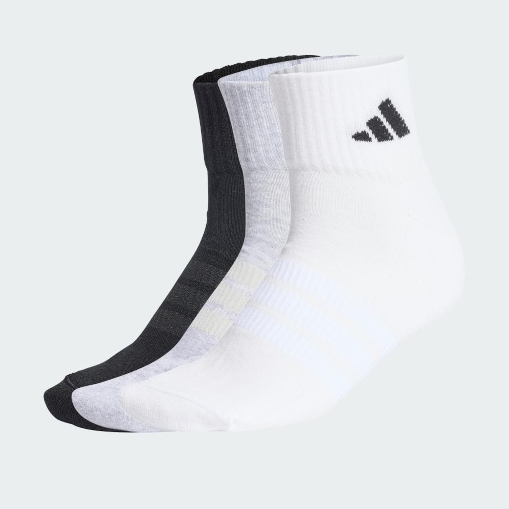 Imagem 3 do produto Meia Soquete adidas Cushioned Sportswear Unissex - 3 Pares