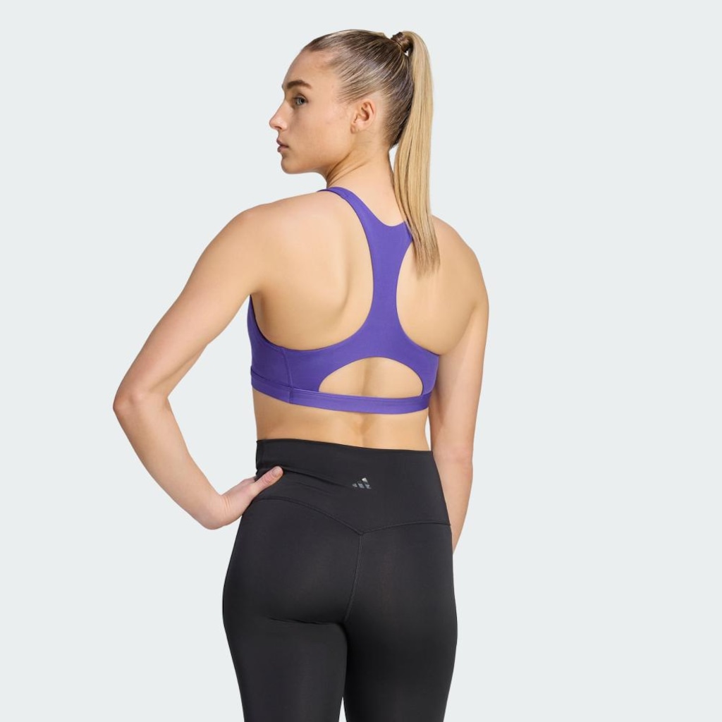 Imagem 3 do produto Top Suporte Médio adidas Optime Essentials Workout Feminino