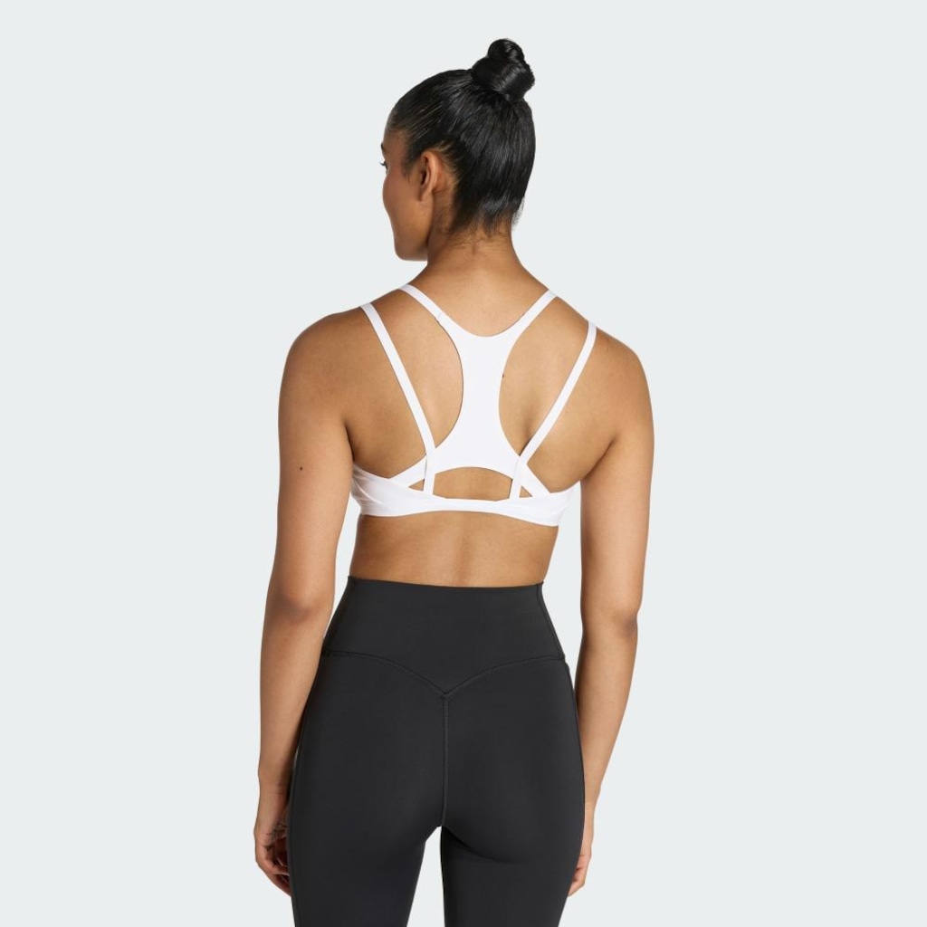 Imagem 3 do produto Top de suporte leve com alças finas adidas Optime Workout Feminino
