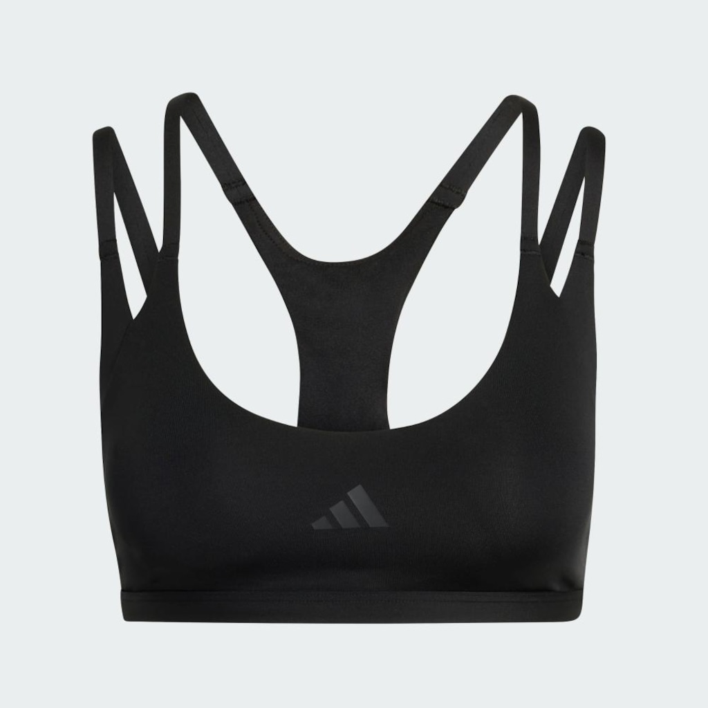Imagem 2 do produto Top de suporte leve com alças finas adidas Optime Workout Feminino