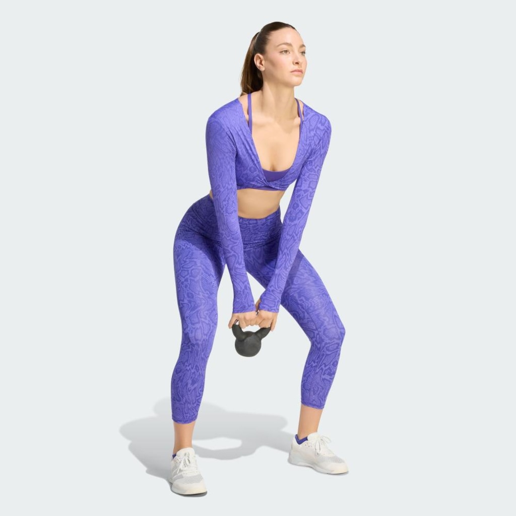 Imagem 4 do produto Top de suporte leve com alças finas adidas Optime Workout Feminino