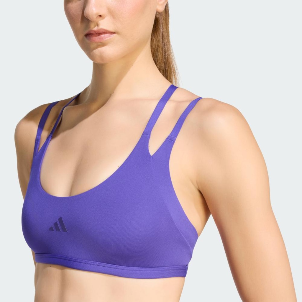 Imagem 5 do produto Top de suporte leve com alças finas adidas Optime Workout Feminino