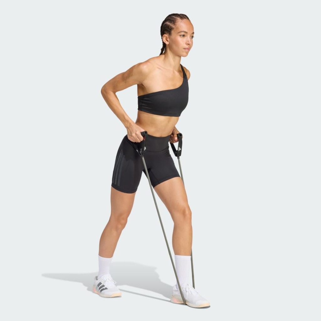 Imagem 4 do produto Short Legging adidas Optime Workout Três Listras Feminino