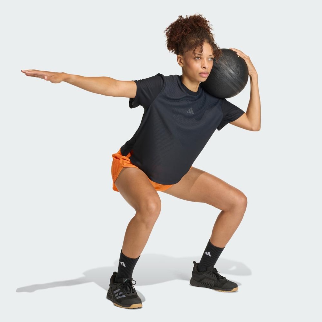 Imagem 4 do produto Short de Malha de Cintura Alta adidas Pacer Workout Feminino