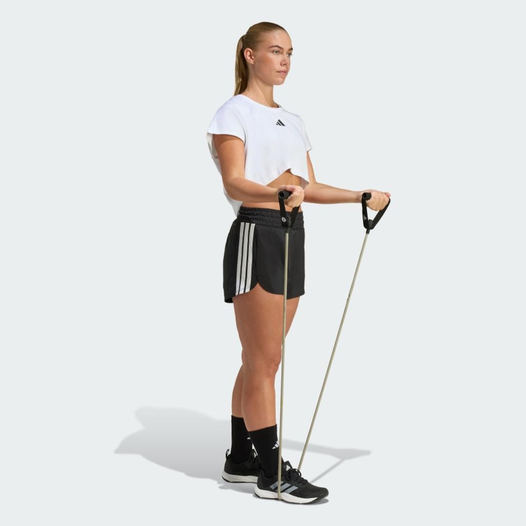 Imagem 4 do produto Short de Malha de Cintura Alta adidas Pacer Workout Feminino