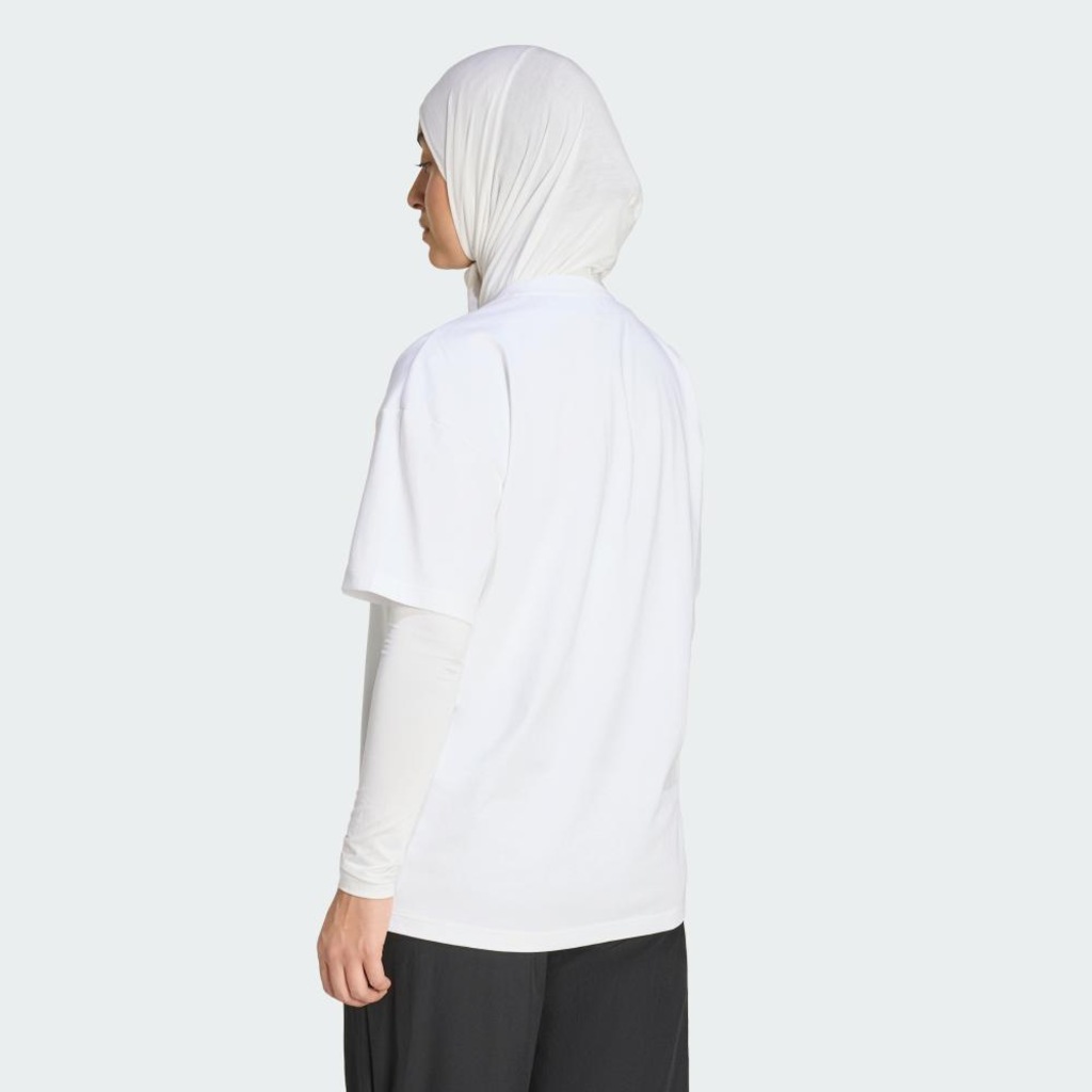 Imagem 3 do produto Camiseta adidas Oversized Logo Power Essentials Workout Feminino
