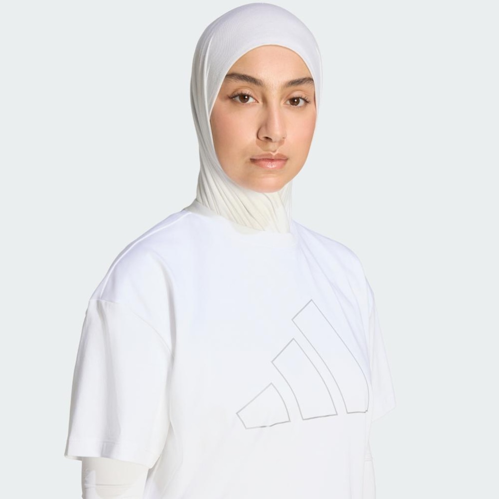 Imagem 5 do produto Camiseta adidas Oversized Logo Power Essentials Workout Feminino