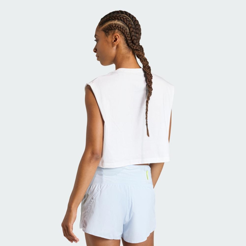 Imagem 3 do produto Camiseta Cropped adidas adi365 Running Essentials Feminina