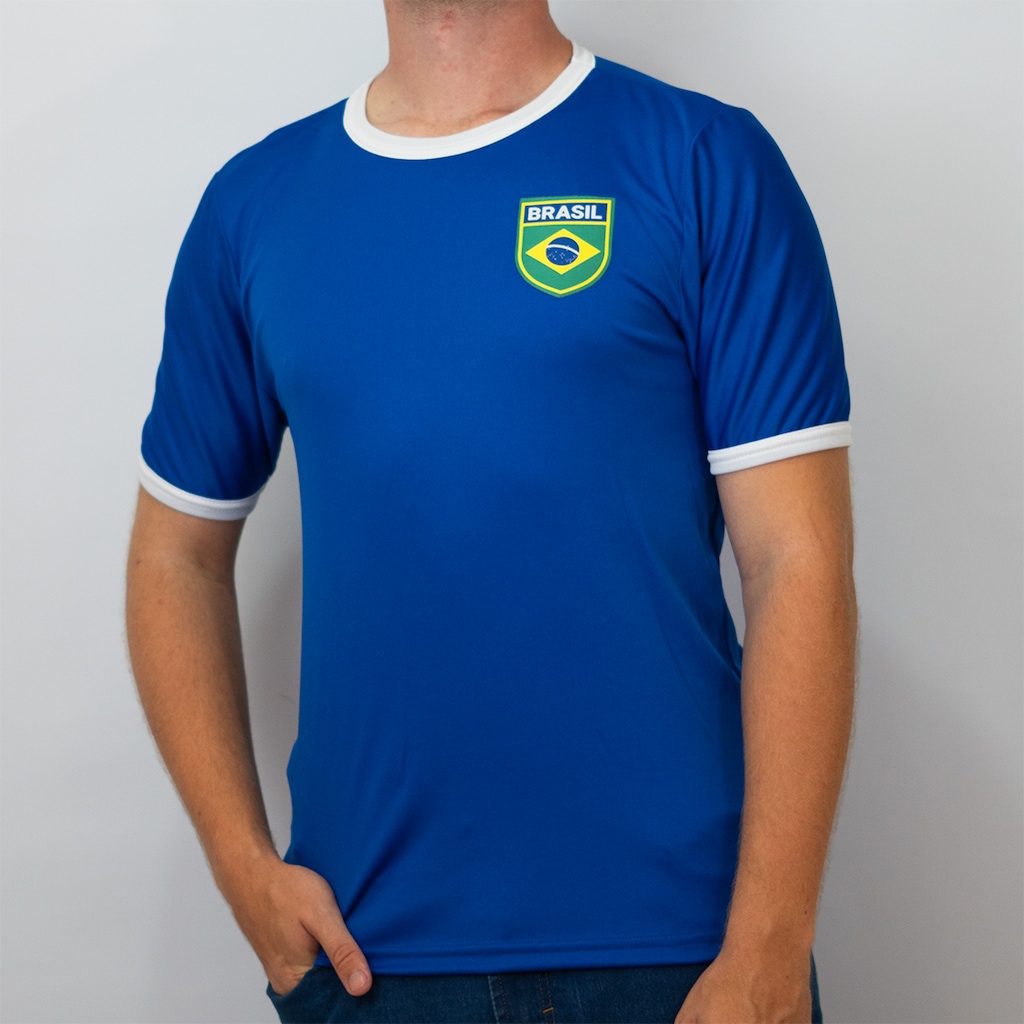 Imagem 4 do produto Camisa Brasil Uniforme 2 Torcedor Olden Sports - Masculino