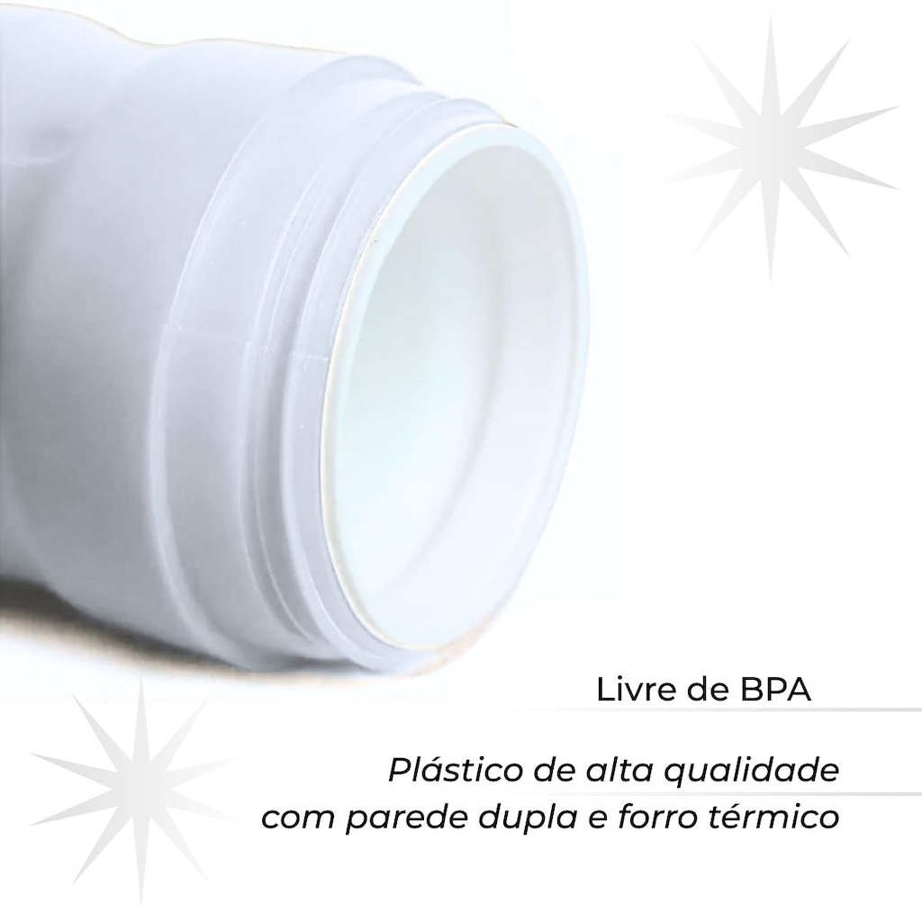 Imagem 2 do produto Caramanhola garrafa térmica água bicicleta 550 ml Isotérmica