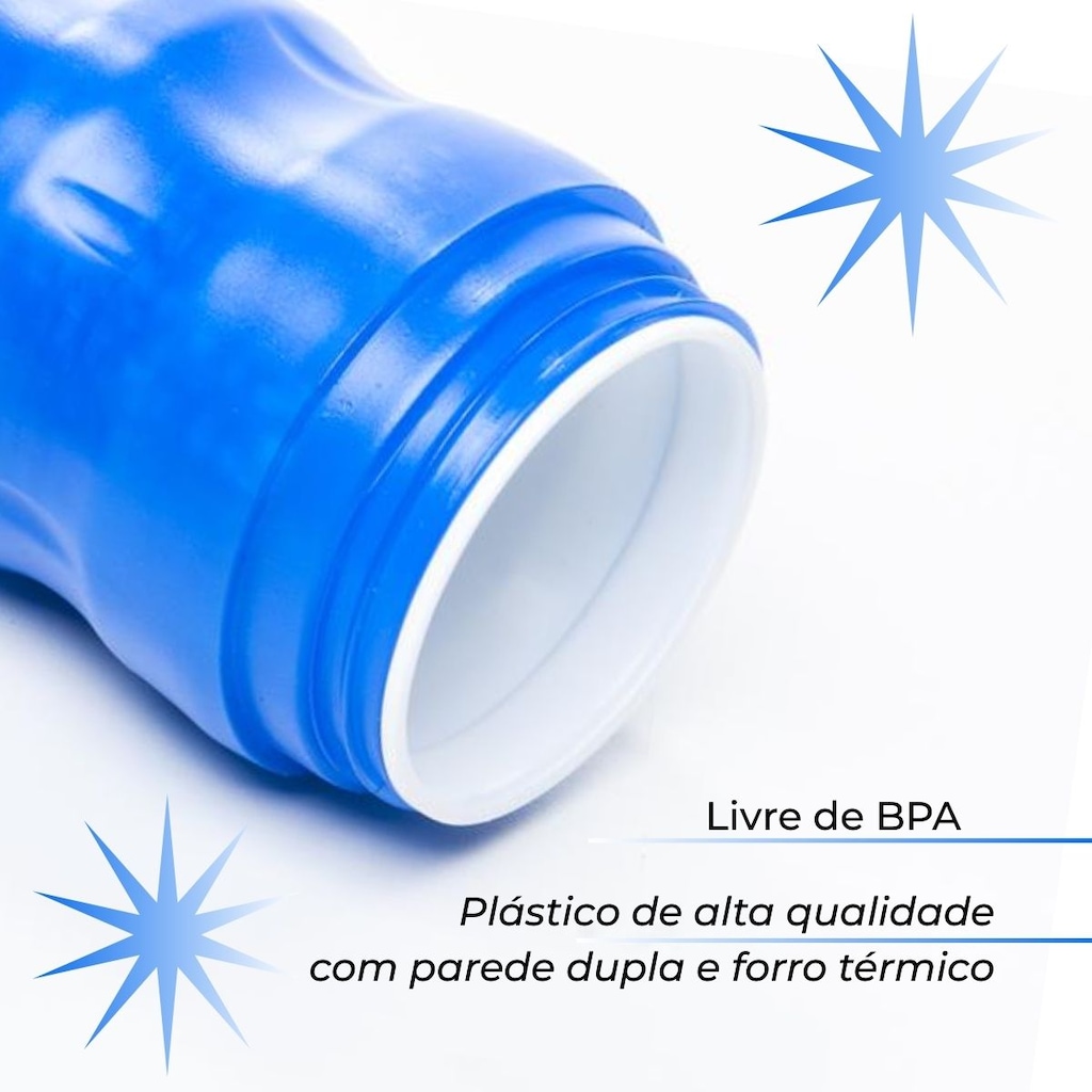 Imagem 2 do produto Caramanhola garrafa térmica água bicicleta 550 ml Isotérmica