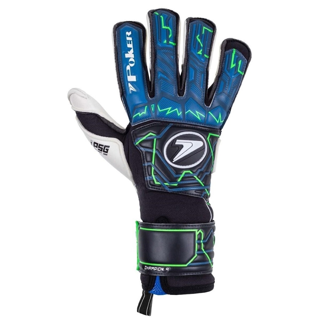 Imagem 2 do produto Luva de Goleiro Poker Profissional Champion 9 Masculina