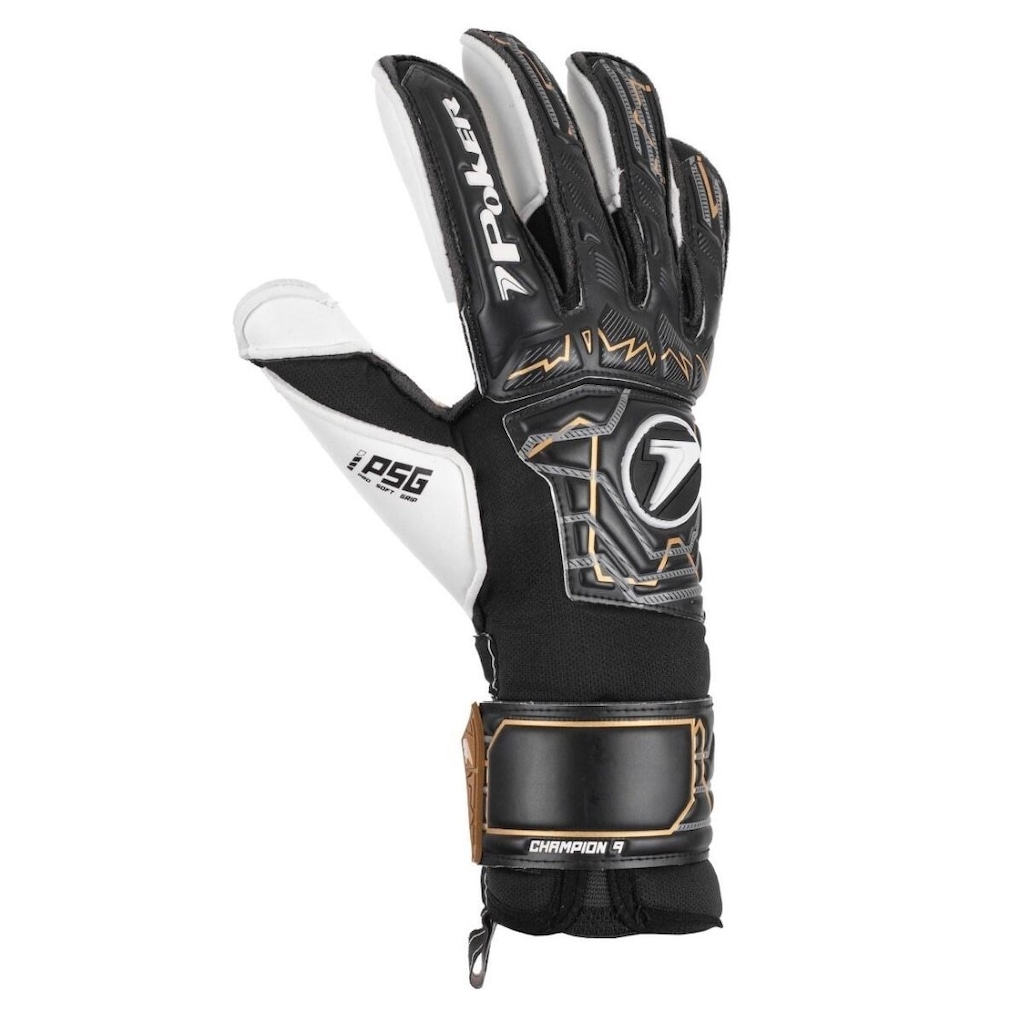 Imagem 2 do produto Luva de Goleiro Poker Profissional Champion 9 Masculina