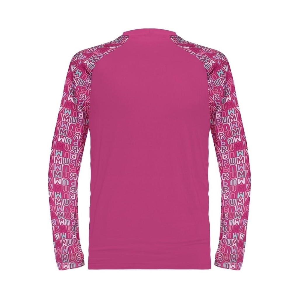 Imagem 2 do produto Camiseta Puma Manga Longa Estampada Proteção Solar UV50+ Infantil