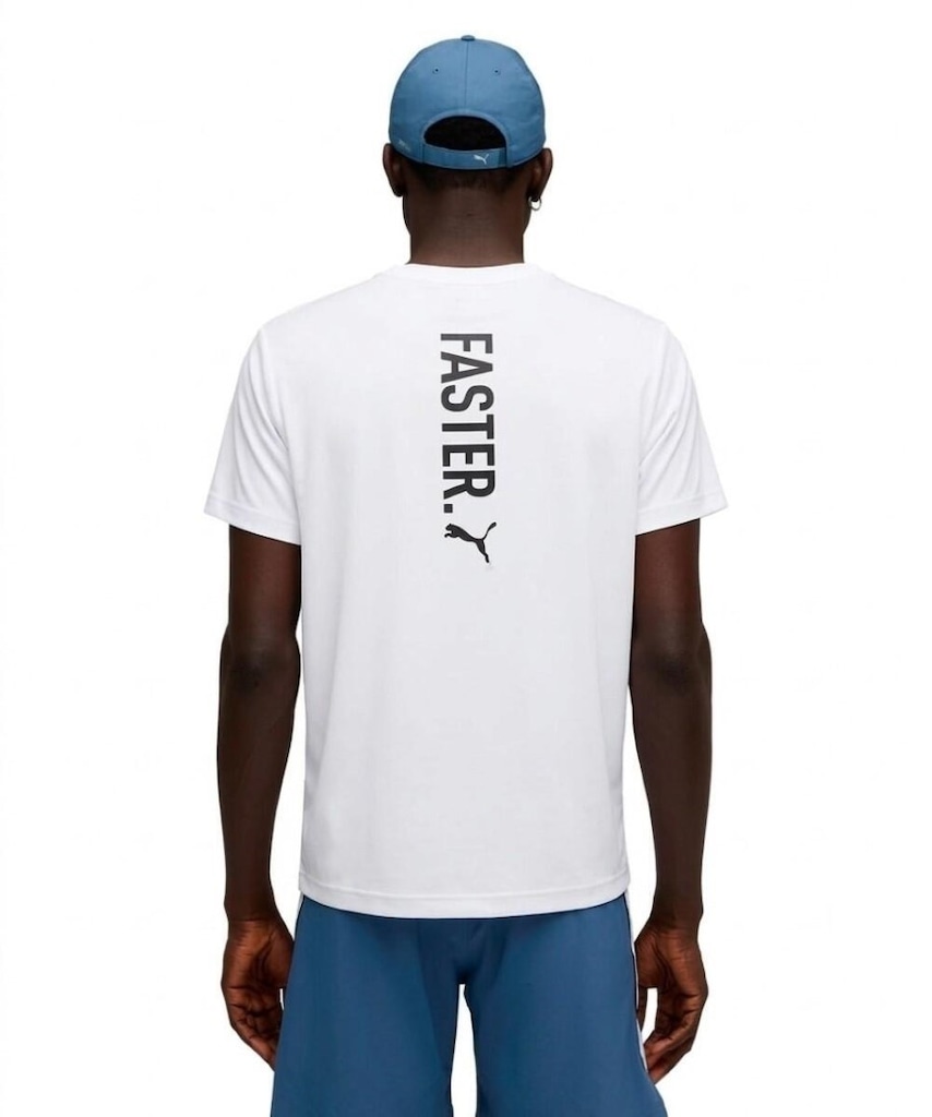 Imagem 2 do produto Camiseta Puma Graphics Running Faster Tee Masculina