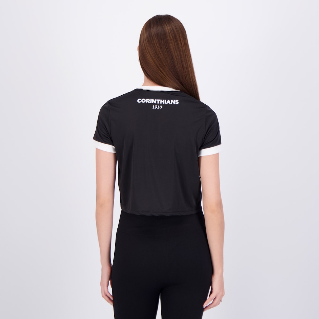 Imagem 4 do produto Camiseta Cropped Corinthians Dry Logo Feminino