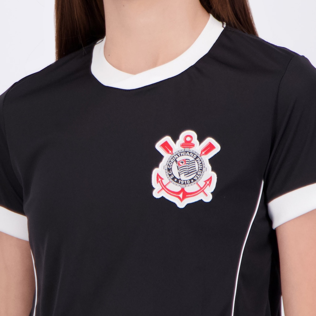 Imagem 5 do produto Camiseta Cropped Corinthians Dry Logo Feminino