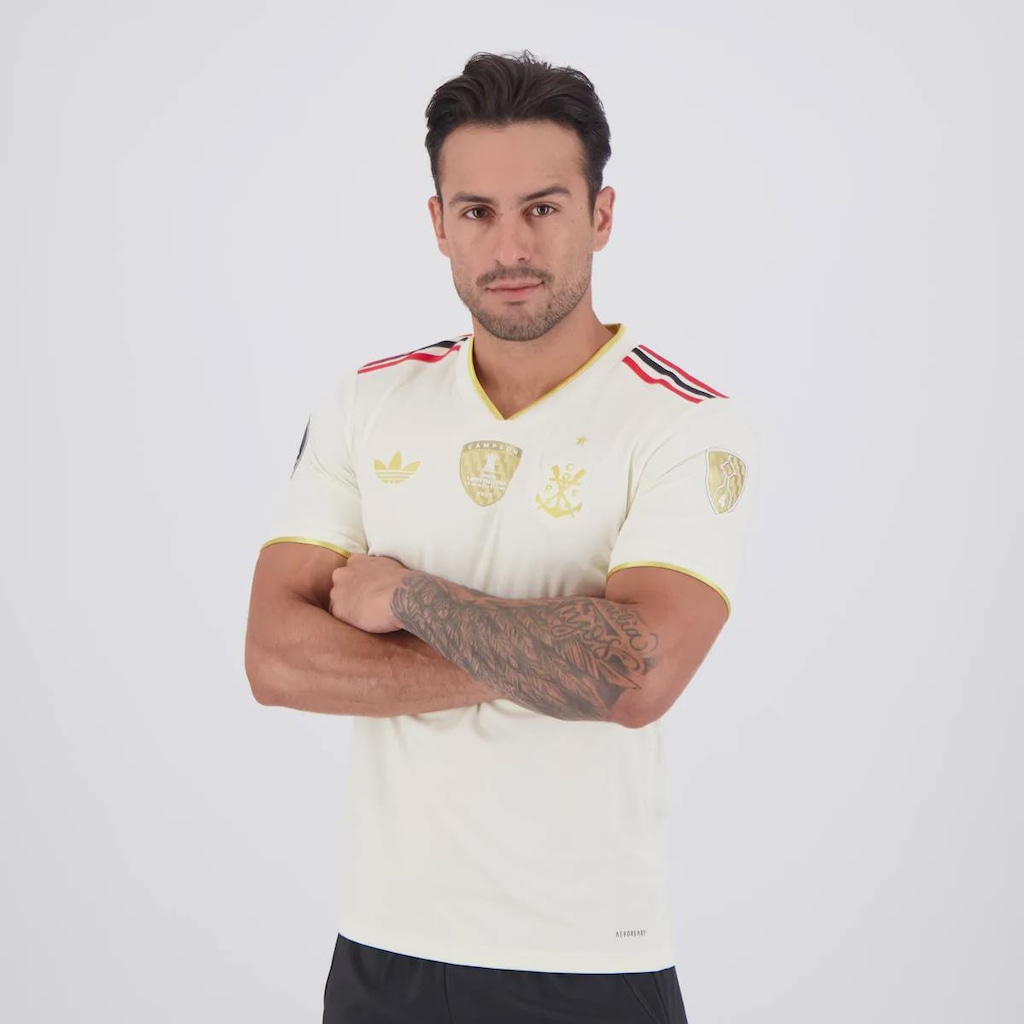 Imagem 3 do produto Camisa do Flamengo III 25/26 Campeão Libertadores adidas Masculina