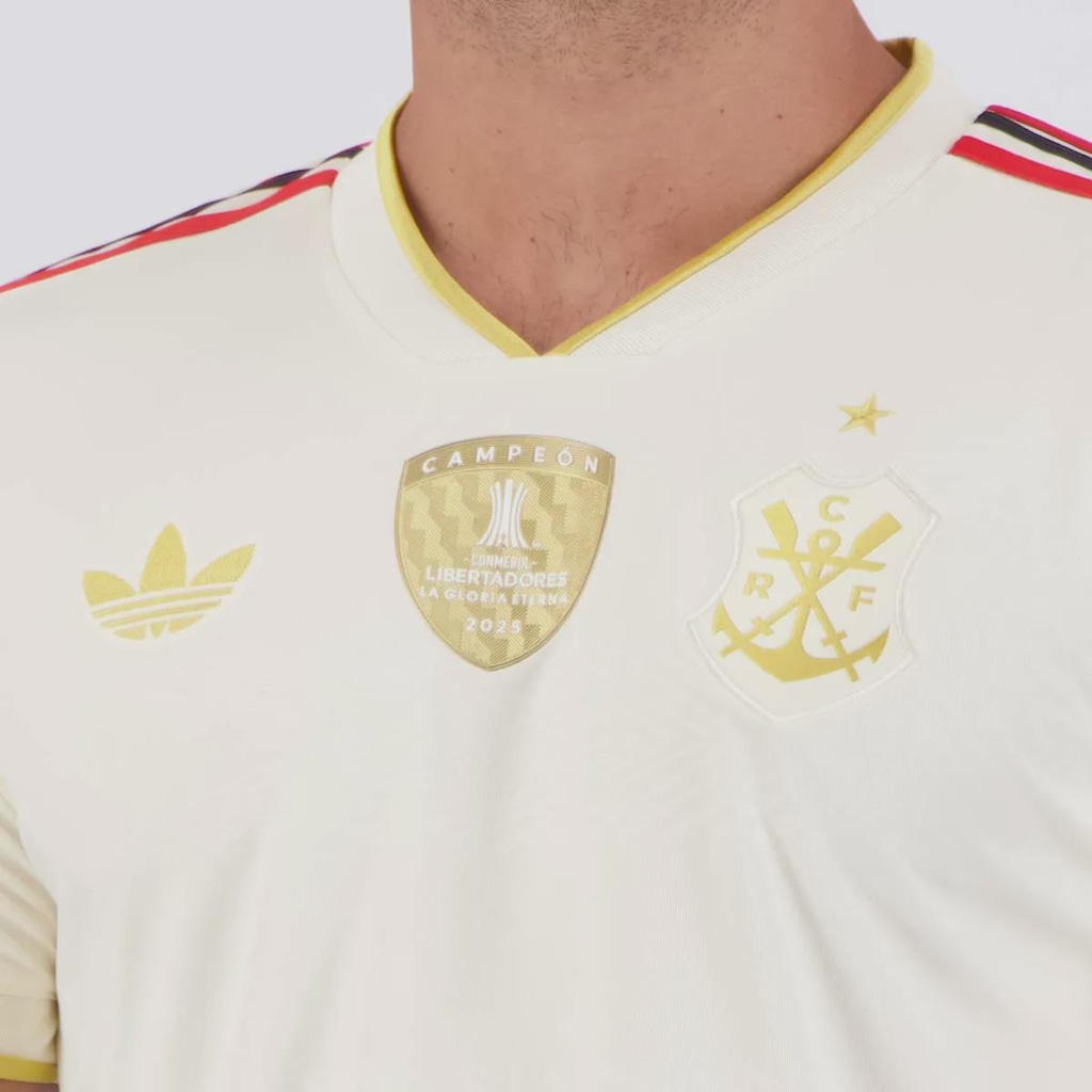 Imagem 5 do produto Camisa do Flamengo III 25/26 Campeão Libertadores adidas Masculina