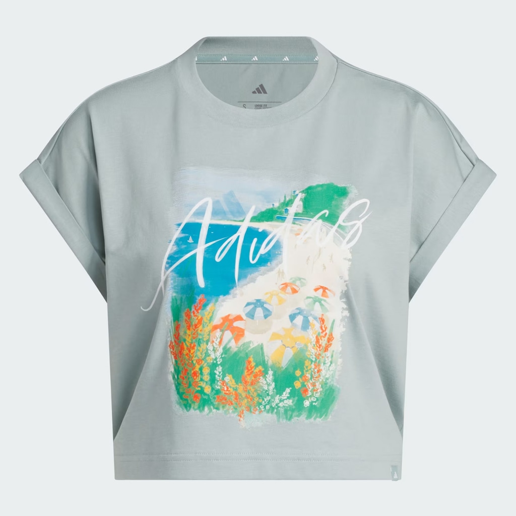 Imagem 4 do produto Camiseta Cropped adidas Destiadi 30 T Feminina