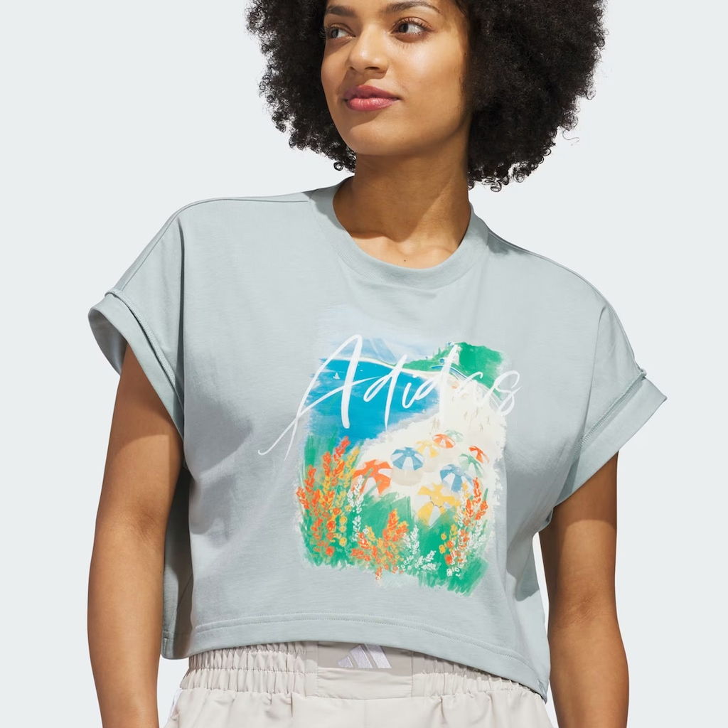 Imagem 5 do produto Camiseta Cropped adidas Destiadi 30 T Feminina