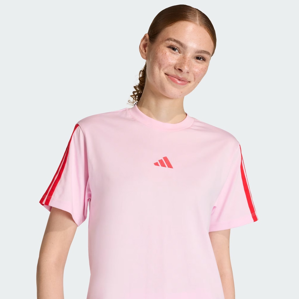 Imagem 5 do produto Camiseta adidas 3 Stripes Logo Feminina