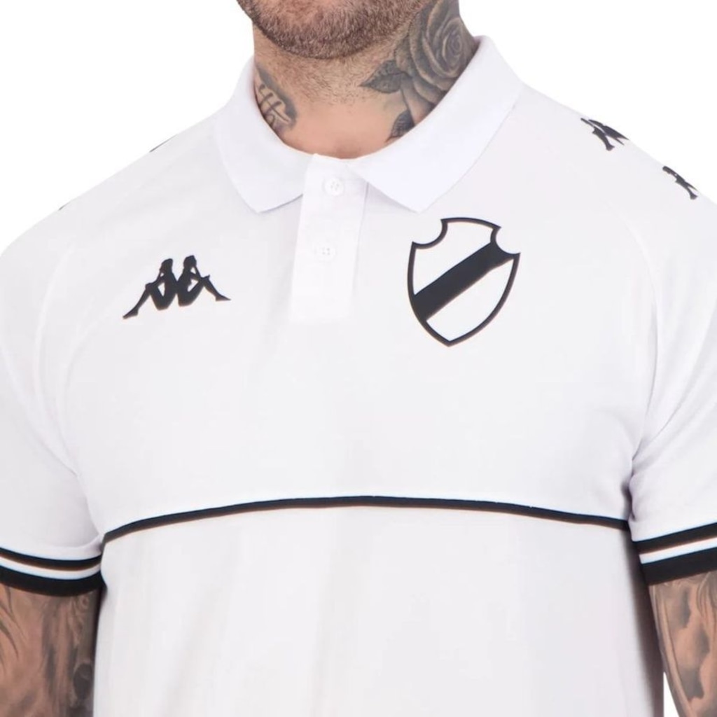 Imagem 3 do produto Camisa Polo Kappa Vasco Monochromatic Masculina