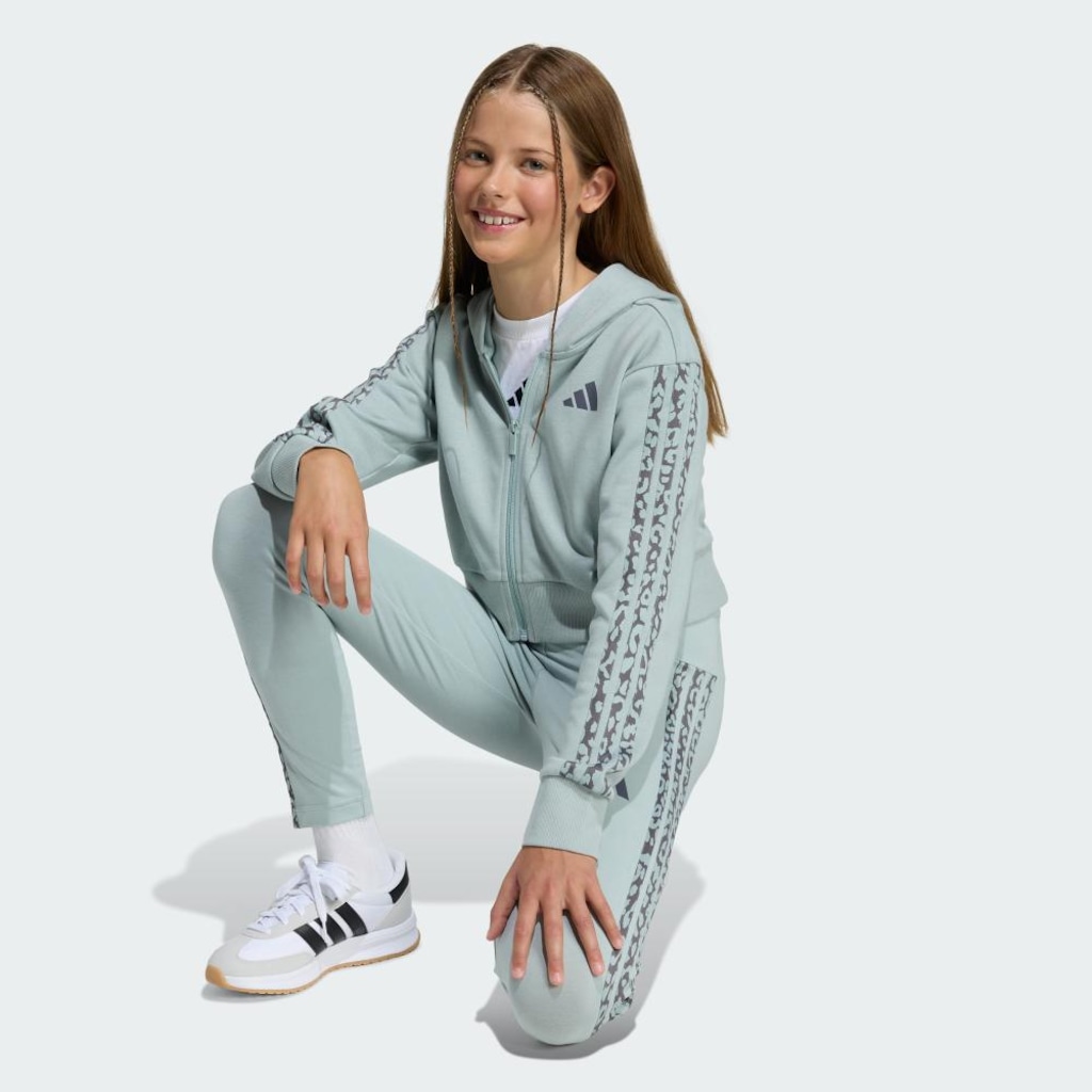 Imagem 4 do produto Jaqueta Com Capuz Frontal Seasonals Animal Fecho Zíper adidas Infantil