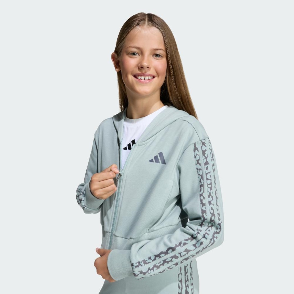 Imagem 5 do produto Jaqueta Com Capuz Frontal Seasonals Animal Fecho Zíper adidas Infantil
